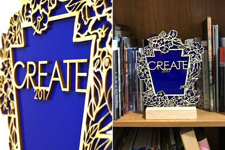 Awards for the 2017 CREATE Festival by Ashley Cecil