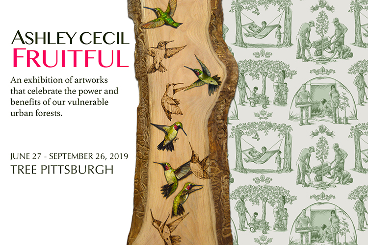 Ashley Cecil announces her exhibition, Fruitful